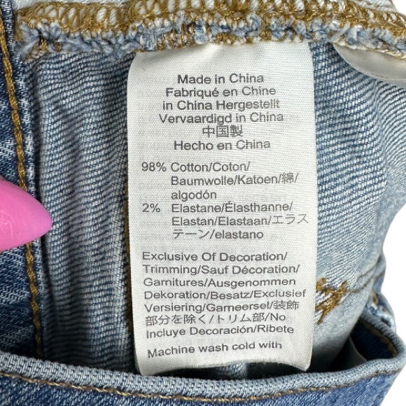 Madewell High-Rise Denim Shorts Size 27 - Picture 9 of 10